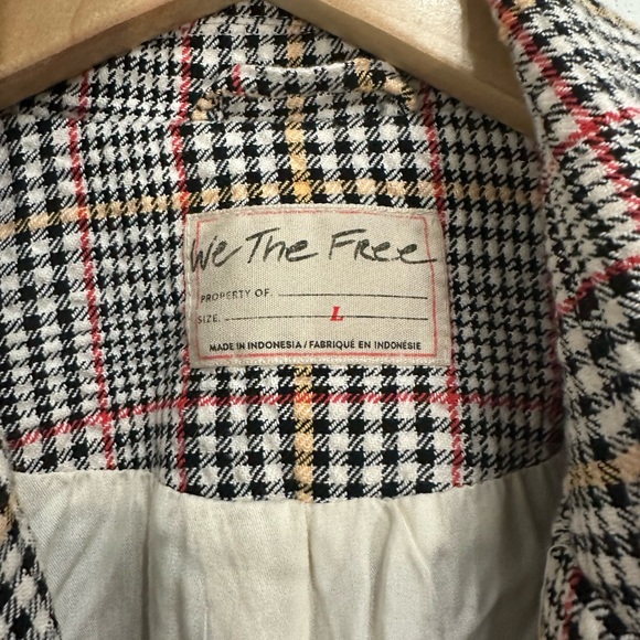 We The Free Houndstooth Jacket Blazer | L - Picture 2 of 3